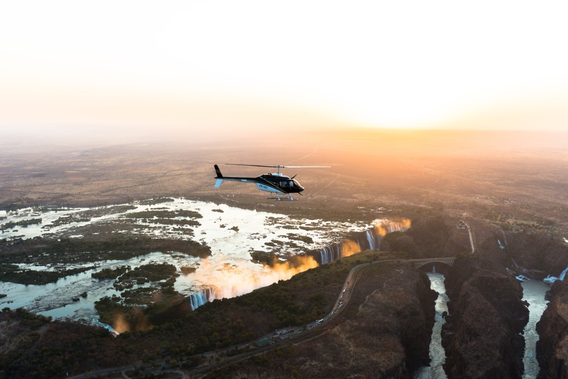 Scenic Victoria Falls Helicopter Flight [15 Minutes] - Afriktrip